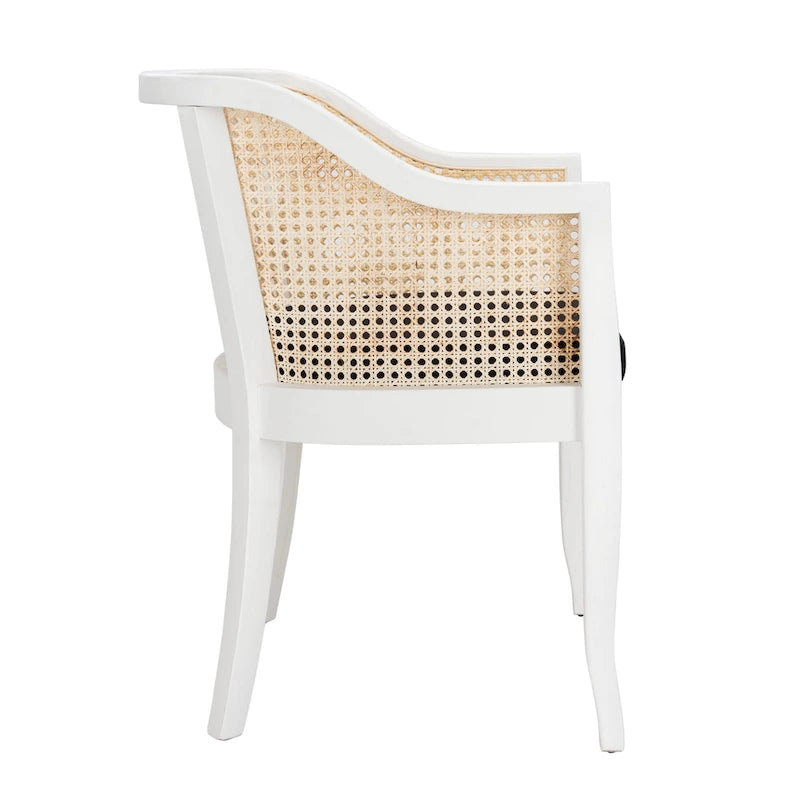 Chaise de salle à manger Velva en rotin - 23.8 x 23.2 x 32.1 - 24Lx23Px32H