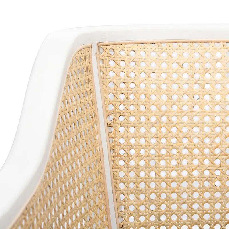 Chaise de salle à manger Velva en rotin - 23.8 x 23.2 x 32.1 - 24Lx23Px32H