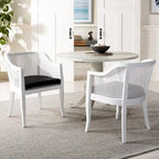 Chaise de salle à manger Velva en rotin - 23.8 x 23.2 x 32.1 - 24Lx23Px32H