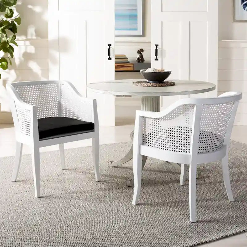 Chaise de salle à manger Velva en rotin - 23.8 x 23.2 x 32.1 - 24Lx23Px32H