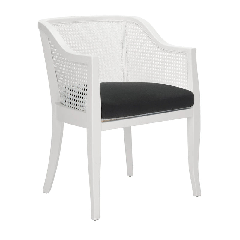 Chaise de salle à manger Velva en rotin - 23.8 x 23.2 x 32.1 - 24Lx23Px32H