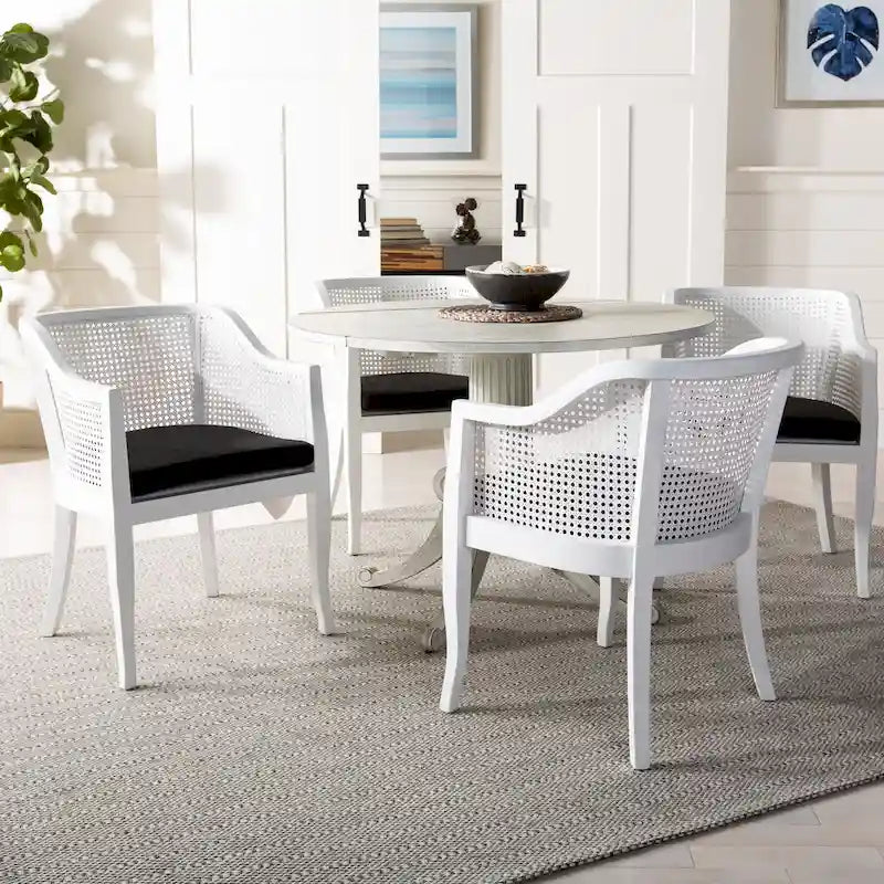 Chaise de salle à manger Velva en rotin - 23.8 x 23.2 x 32.1 - 24Lx23Px32H