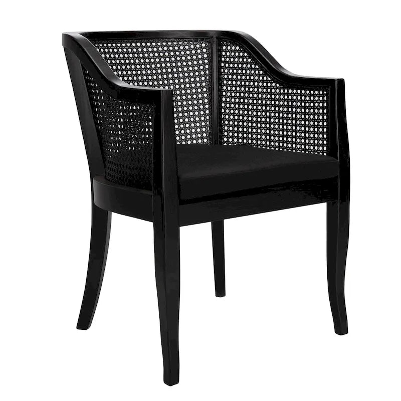Chaise de salle à manger Velva en rotin - 23.8 x 23.2 x 32.1 - 24Lx23Px32H