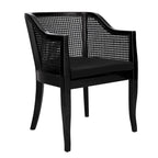Chaise de salle à manger Velva en rotin - 23.8 x 23.2 x 32.1 - 24Lx23Px32H