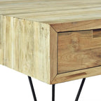 Table basse 80 x 80 x 40 cm en teck massif