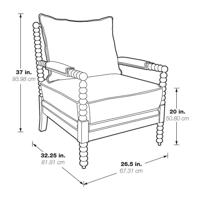 Fauteuil Kaylee Spindle