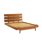 Ensemble de chambre à coucher 4 pièces Dylan Queen avec commode, couleur cuivre
