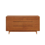 Ensemble de chambre à coucher 4 pièces Dylan Queen avec commode, couleur cuivre