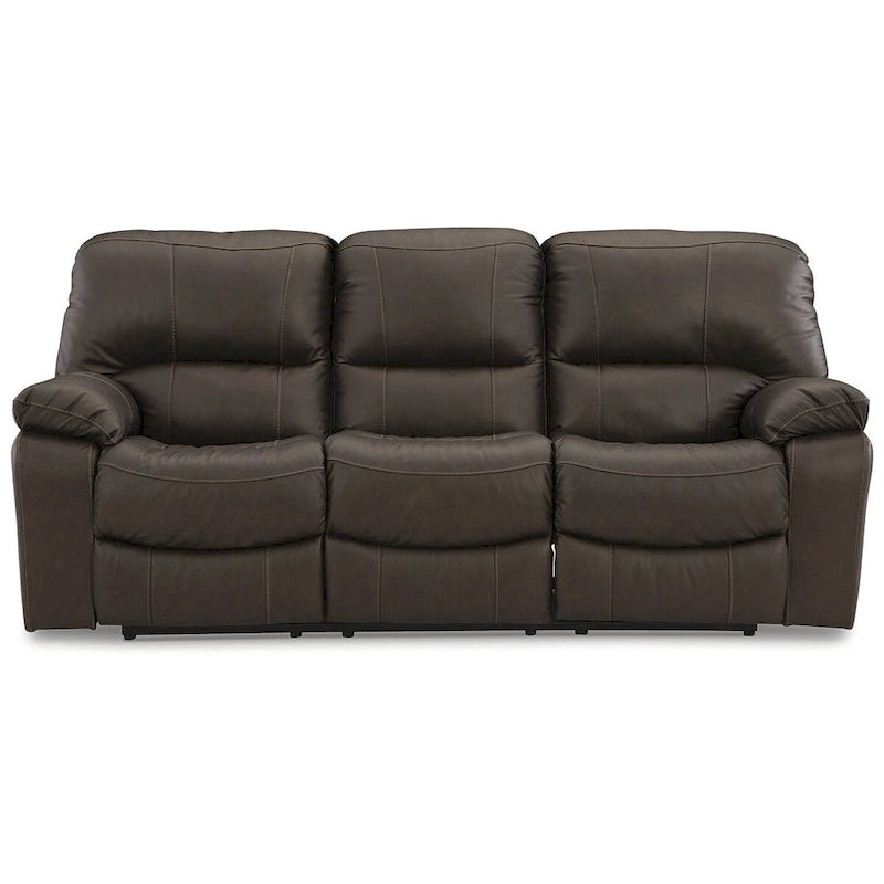 Canapé inclinable électrique Leesworth marron - 88 larg. x 41 prof. x 41 haut. (pouces)