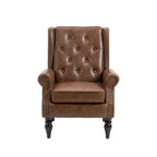 Fauteuil à accoudoirs en bois, fauteuil d'appoint moderne pour salon