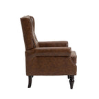 Fauteuil à accoudoirs en bois, fauteuil d'appoint moderne pour salon