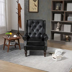 Fauteuil à accoudoirs en bois, fauteuil d'appoint moderne pour salon