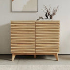  Zappa Oak Effect 2 Door Accent Cabinet Modern Storage