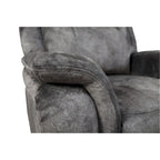 Fauteuil inclinable manuel Harbor 39 pouces, ressorts ensachés, velours suédine gris