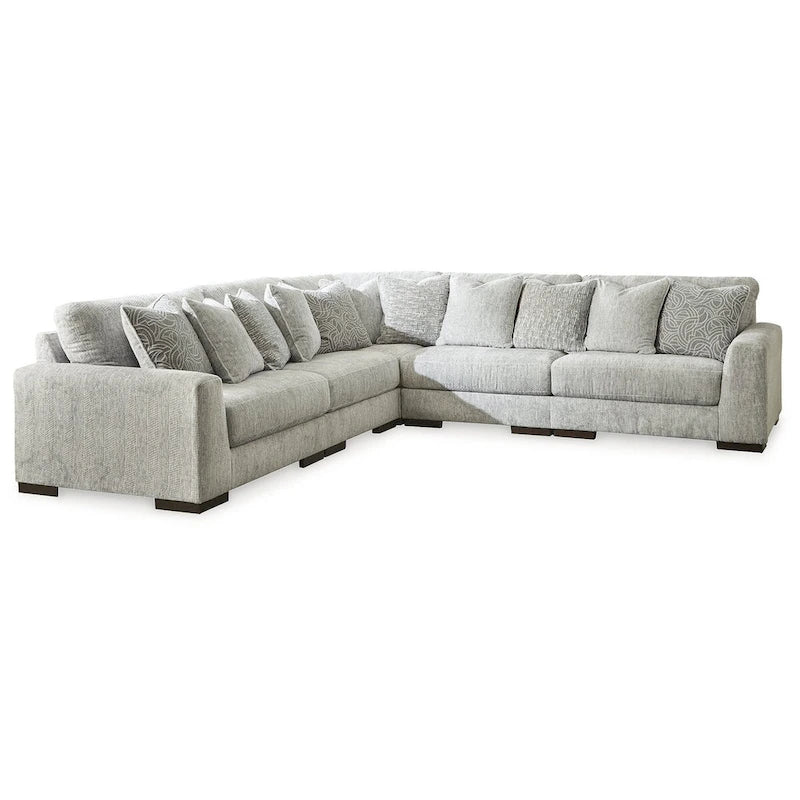 Ensemble de 6 pièces de rembourrage en étain Regent Park – 132 L x 132 P x 39 H