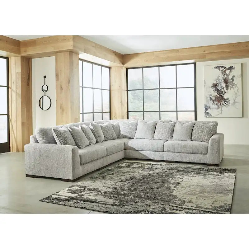 Ensemble de 6 pièces de rembourrage en étain Regent Park – 132 L x 132 P x 39 H