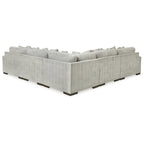 Ensemble de 6 pièces de rembourrage en étain Regent Park – 132 L x 132 P x 39 H