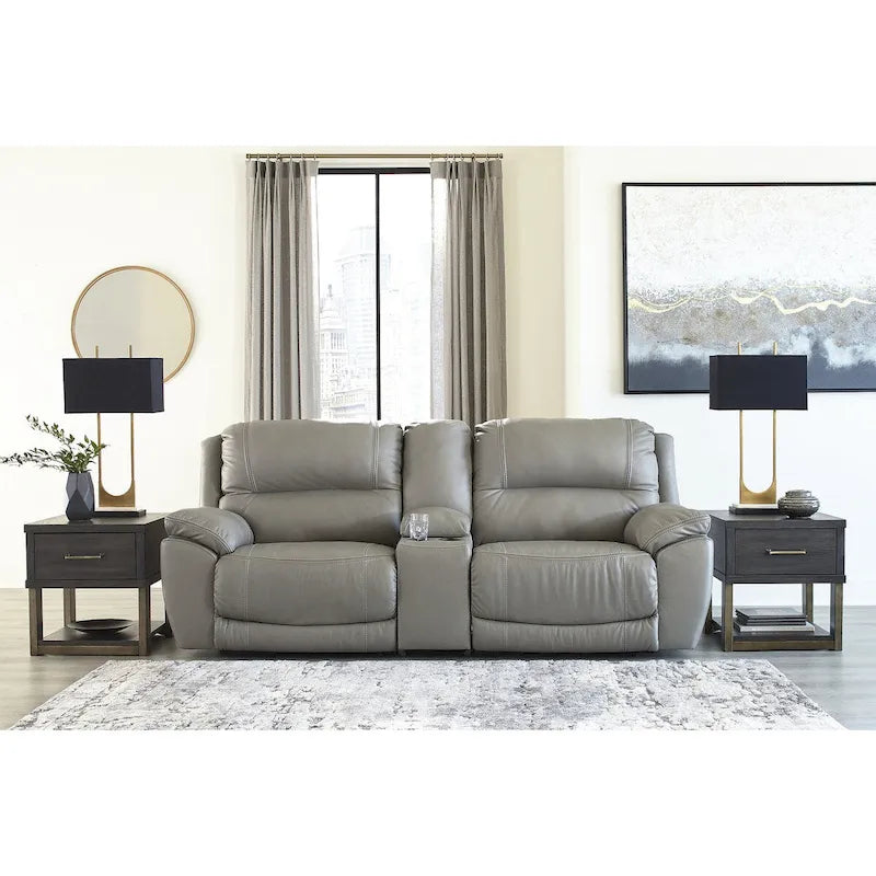 Causeuse inclinable électrique 3 places Dunleith avec console