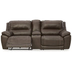 Causeuse inclinable électrique 3 places Dunleith avec console