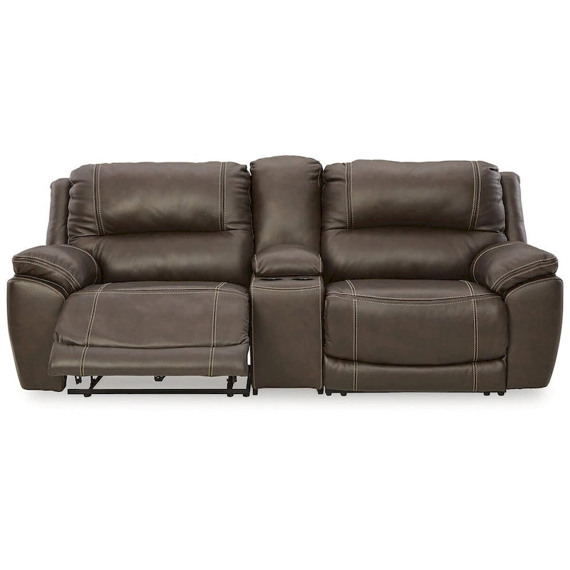 Causeuse inclinable électrique 3 places Dunleith avec console