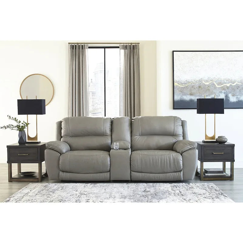 Causeuse inclinable électrique 3 places Dunleith avec console