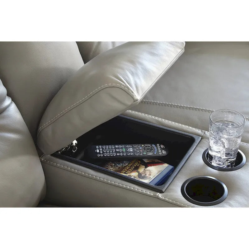 Causeuse inclinable électrique 3 places Dunleith avec console