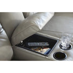 Causeuse inclinable électrique 3 places Dunleith avec console