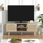 Anmytek 47 Meuble TV moderne pour téléviseur jusqu'à 65 pouces - 119 cm de large