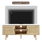 Anmytek 47 Meuble TV moderne pour téléviseur jusqu'à 65 pouces - 119 cm de large