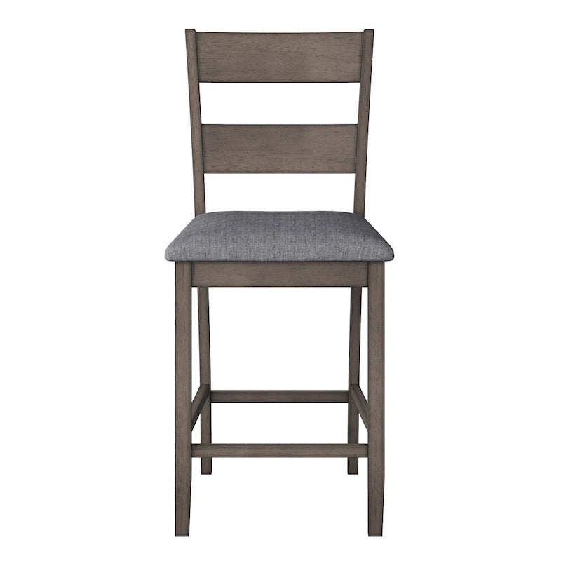 Lot de 2 chaises de salle à manger Tuscany rembourrées hauteur comptoir