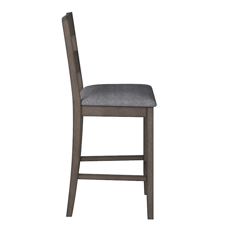 Lot de 2 chaises de salle à manger Tuscany rembourrées hauteur comptoir
