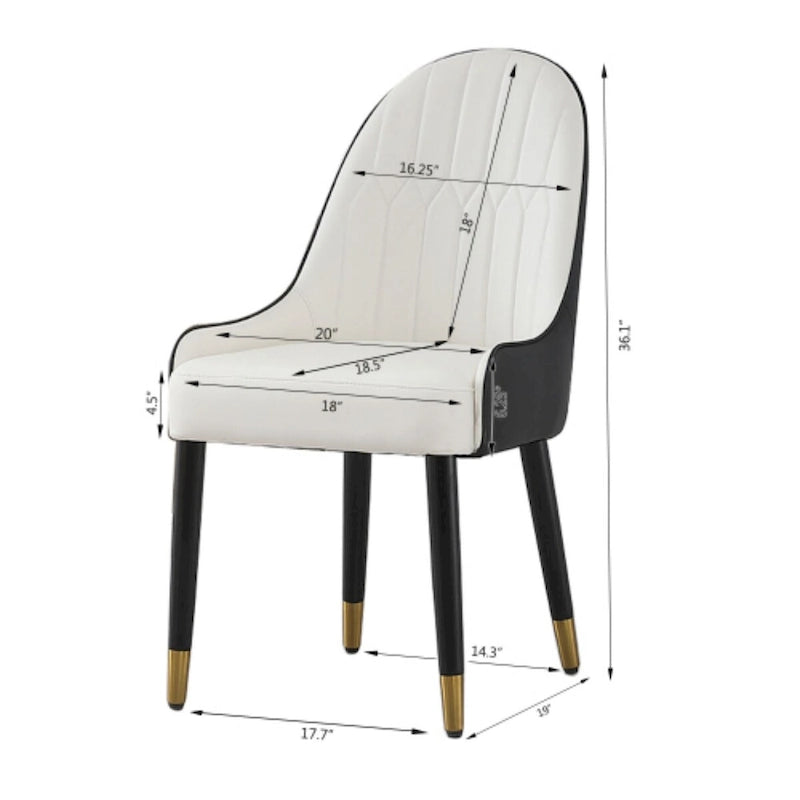 Ensemble de salle à manger contemporain en marbre doré de 180 cm avec 6 chaises