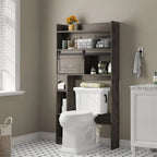 Over The Toilet Storage Cabinet - 7.7  D x 32.3  W x 61.9  H