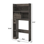 Meuble de rangement au-dessus des toilettes - 7,7 P x 32,3 L x 61,9 H