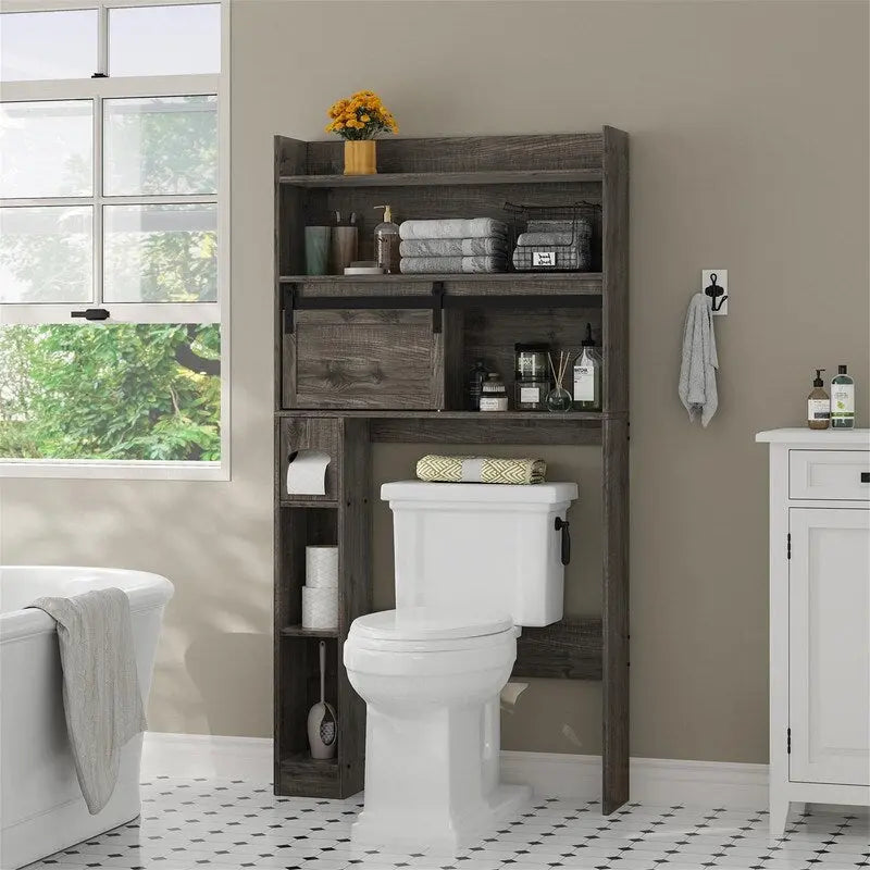 Meuble de rangement au-dessus des toilettes - 7,7 P x 32,3 L x 61,9 H