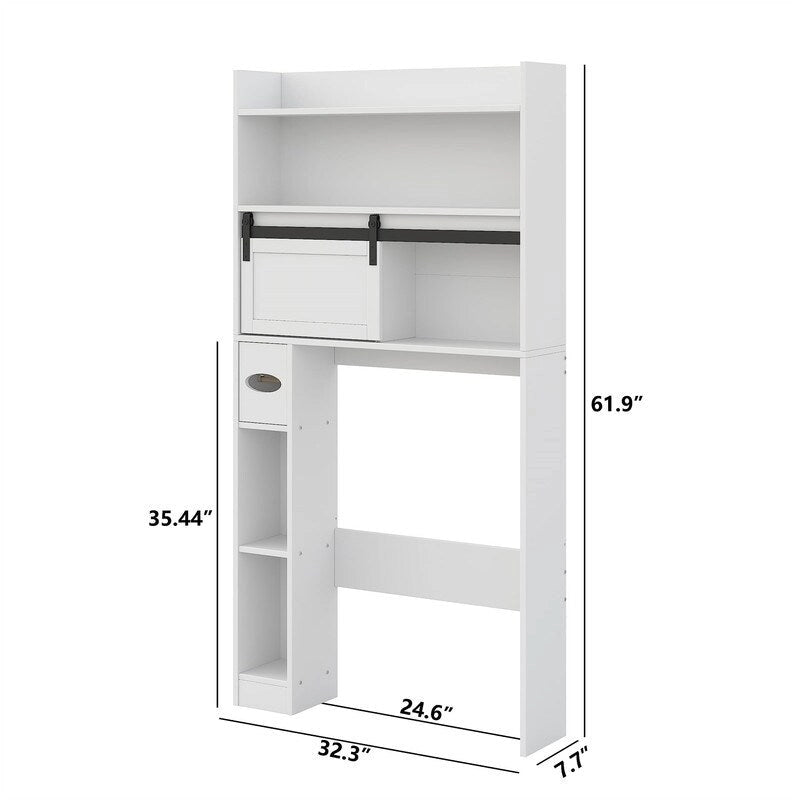 Meuble de rangement au-dessus des toilettes - 7,7 P x 32,3 L x 61,9 H