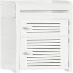 Meuble de Rangement Haut de Salle de Bain avec Porte - 20 P x 20 L x 78 H cm