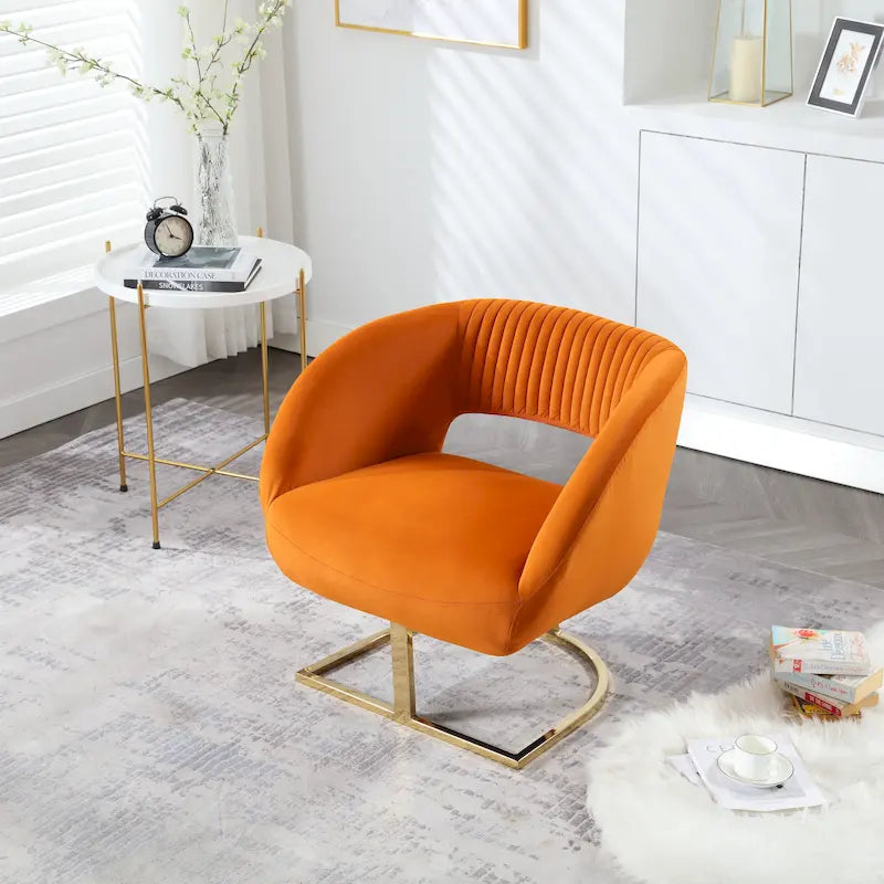 Fauteuil capitonné de salon