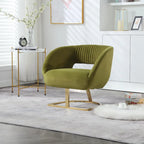 Fauteuil capitonné de salon