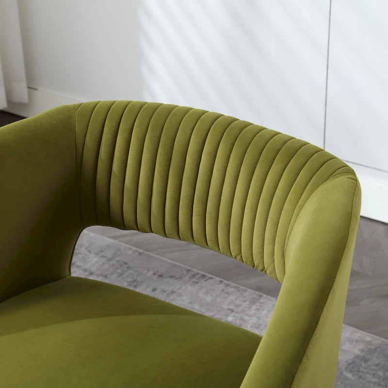 Fauteuil capitonné de salon