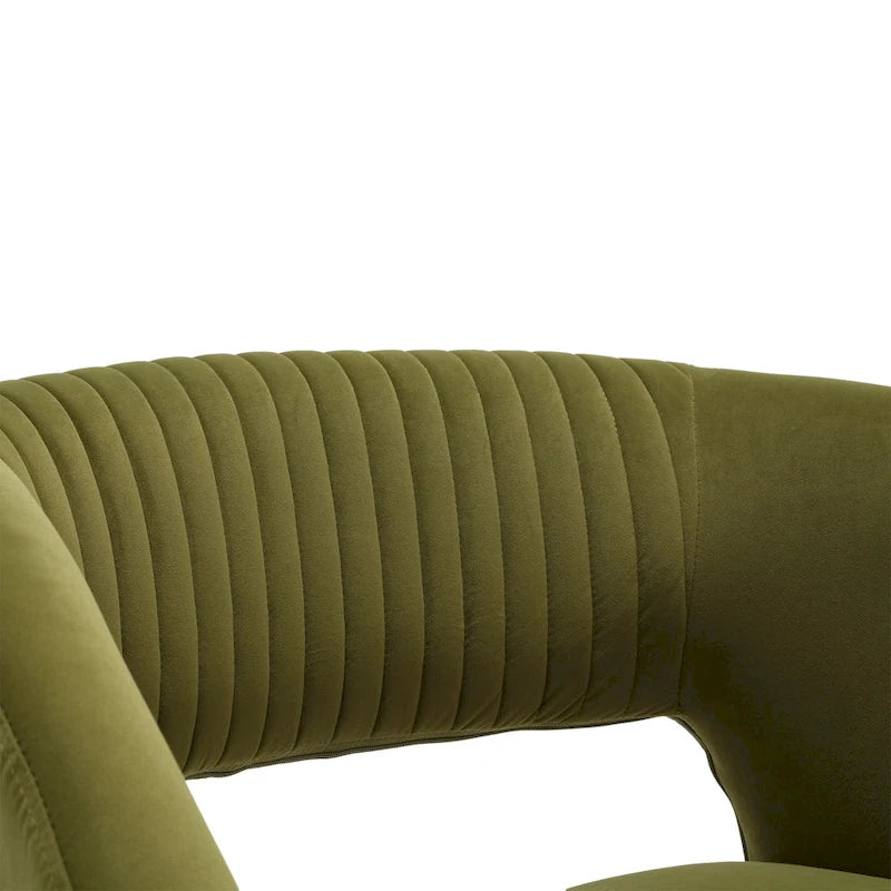 Fauteuil capitonné de salon