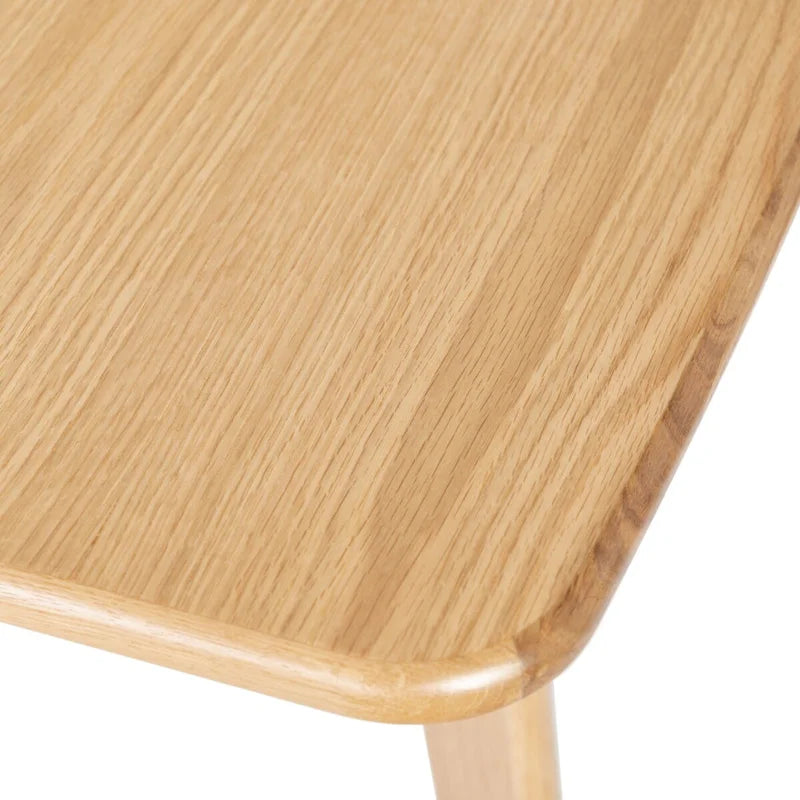 Table de salle à manger à abattants Couture Annliese Natural - 37 L x 30 P x 28 H - 37Lx30Px28H
