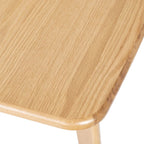 Table de salle à manger à abattants Couture Annliese Natural - 37 L x 30 P x 28 H - 37Lx30Px28H