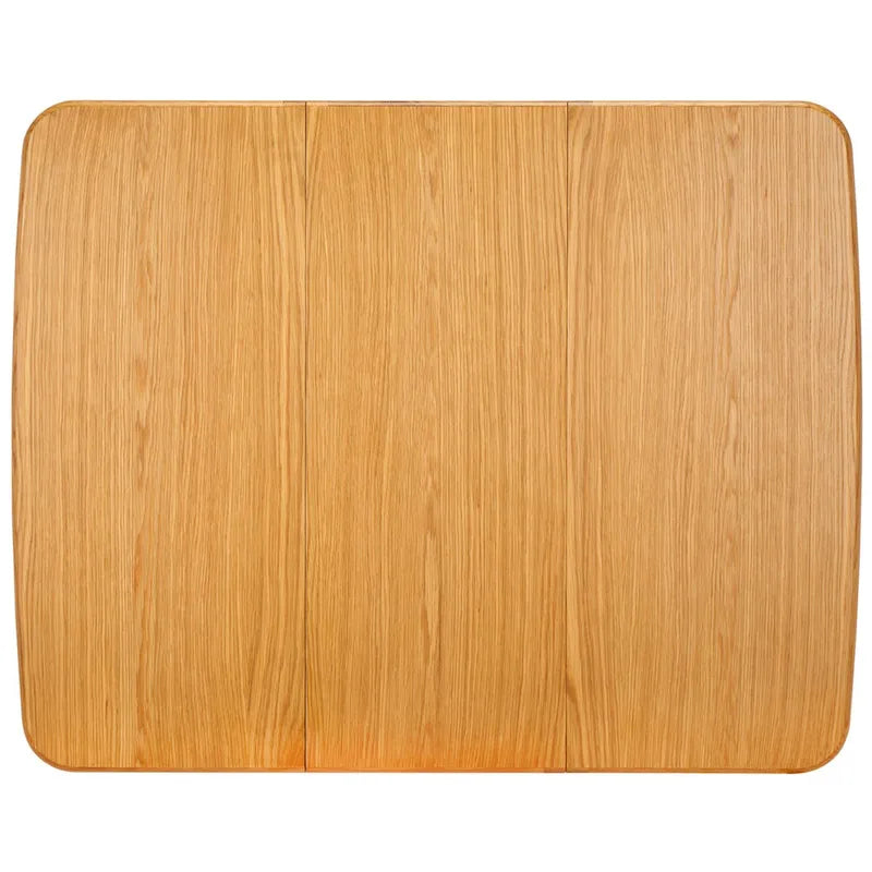 Table de salle à manger à abattants Couture Annliese Natural - 37 L x 30 P x 28 H - 37Lx30Px28H