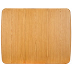 Table de salle à manger à abattants Couture Annliese Natural - 37 L x 30 P x 28 H - 37Lx30Px28H