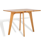 Table de salle à manger à abattants Couture Annliese Natural - 37 L x 30 P x 28 H - 37Lx30Px28H
