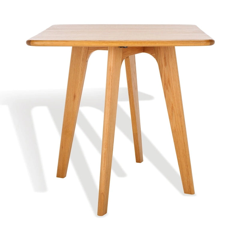 Table de salle à manger à abattants Couture Annliese Natural - 37 L x 30 P x 28 H - 37Lx30Px28H